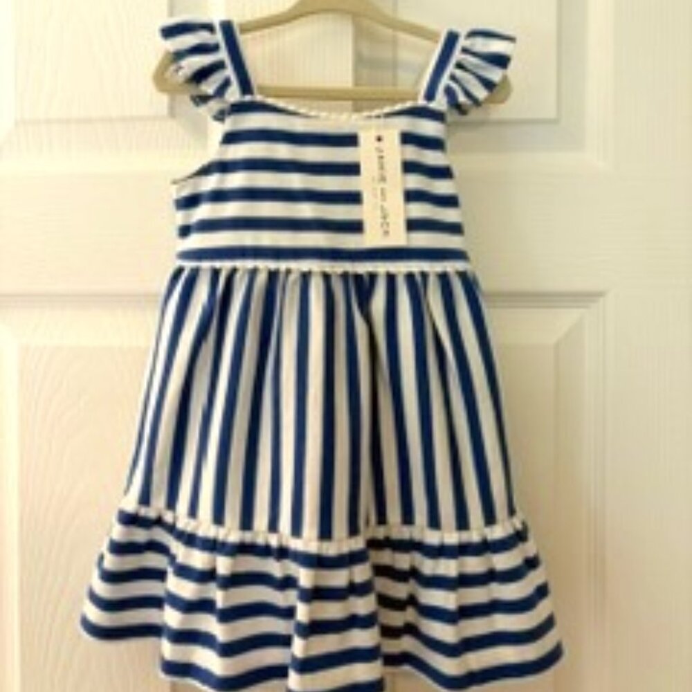 Striped Ruffle Dress